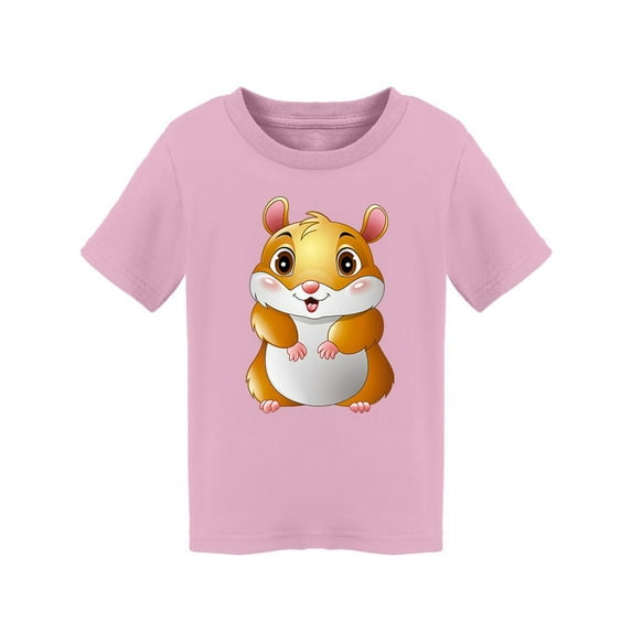 A Cartoon Smiling Hamster T-Shirt Toddler -Image by Shutterstock, 5 Toddler