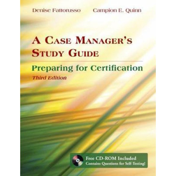 Pre-Owned A Case Manager's Study Guide: Preparing for Certification [With CDROM] (Paperback) 076374493X 9780763744939