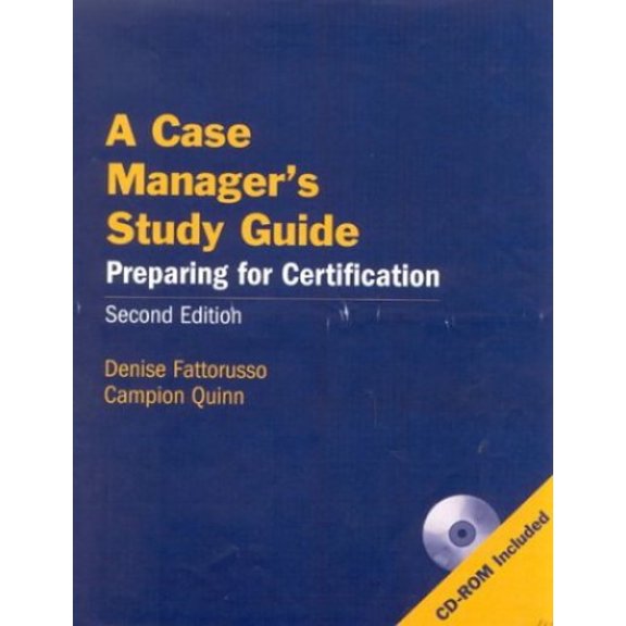 Pre-Owned A Case Manager's Study Guide: Preparing for Certification: . (Paperback) 0763732990 9780763732998