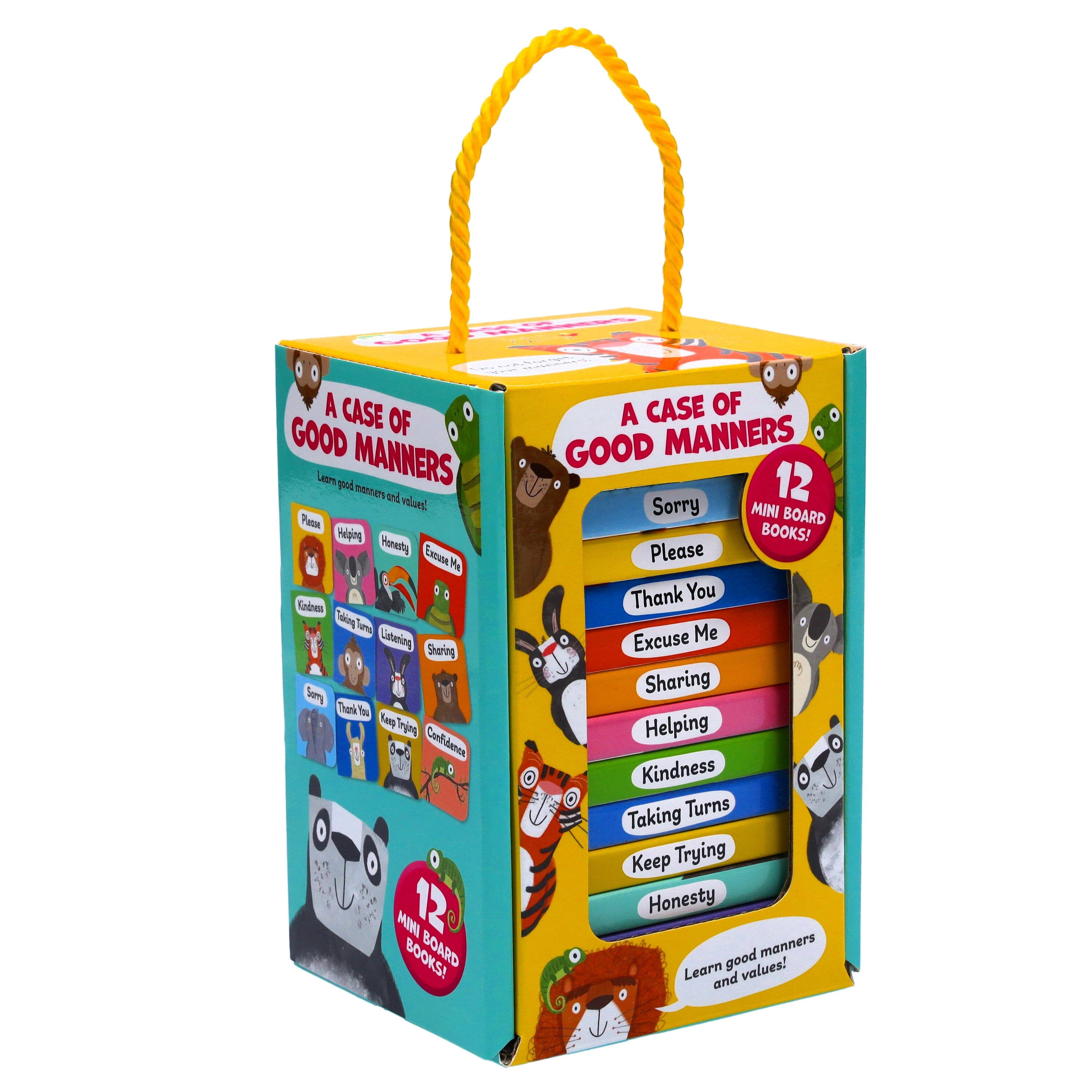 A Case of Good Manners 12 Board Books Collection Set - Ages 3 ...
