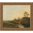thumbnail image 1 of A Castle in Ruins, Morning 24x20 Gold Ornate Wood Framed Canvas Art by John Crome, 1 of 2