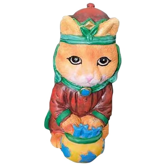 "A Cat Born" Jesus Series Collectible Figurine Playful Model 9114C