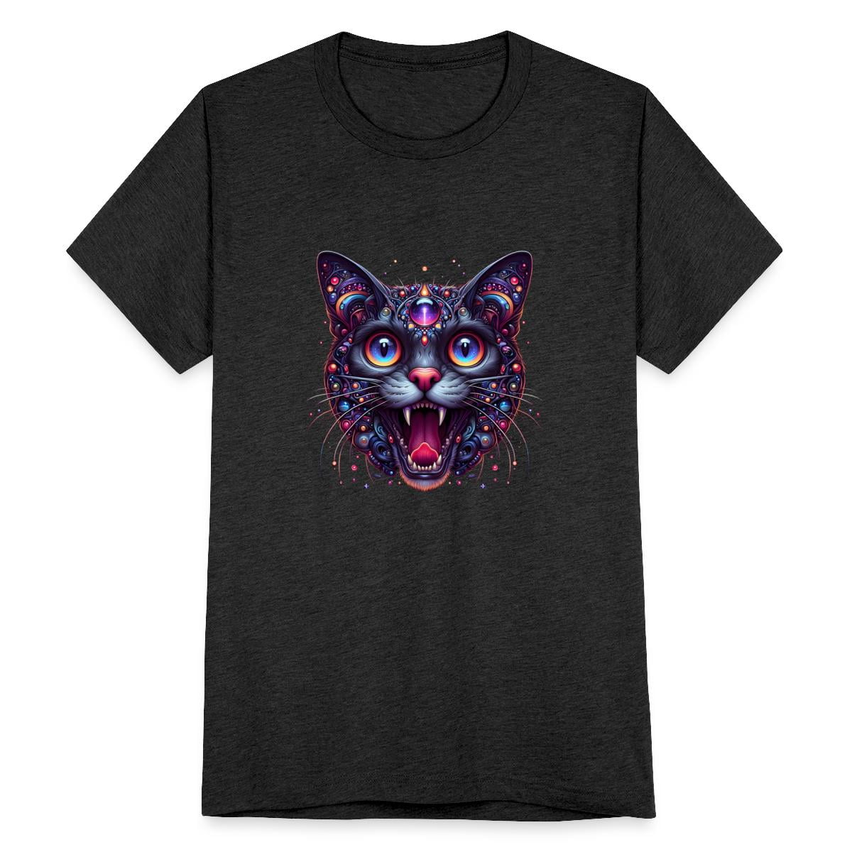 A Cat Full Of Bright Emotions, Cat Shirt Unisex TriBlend TShirt