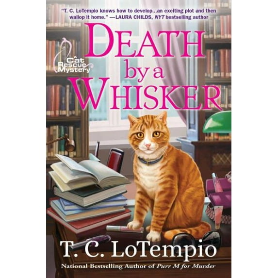 A Cat Rescue Mystery: Death by a Whisker : A Cat Rescue Mystery (Series #2) (Hardcover)