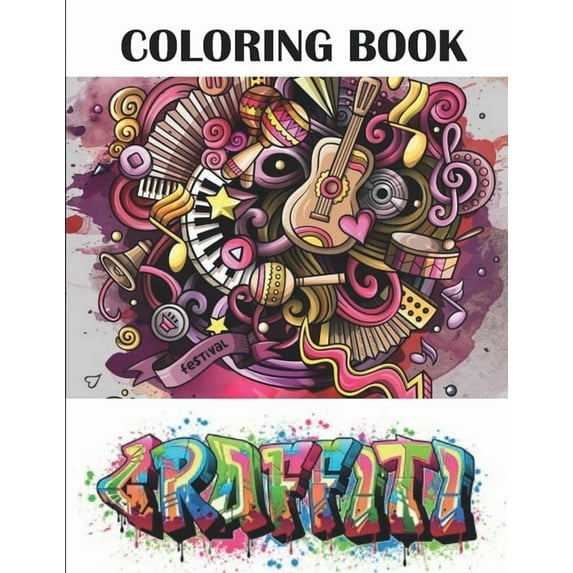 A.Celine Artec: Graffiti Coloring Book, Book 1 (Paperback)
