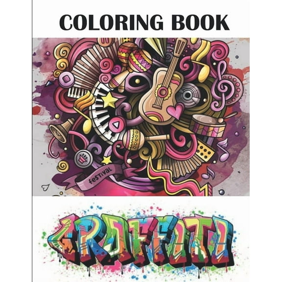 A.Celine Artec: Graffiti Coloring Book, Book 1 (Paperback)