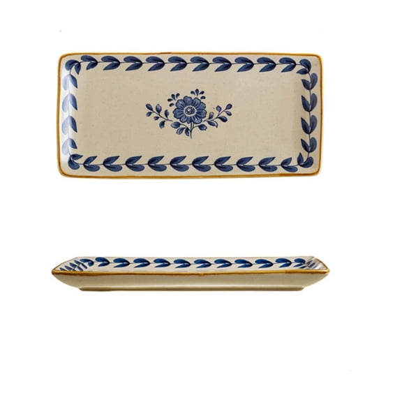 A Ceramic Orchid Dinnerware Set With Rice Bowls Plates Fish Dish Side Plates Home Kitchen Serveware