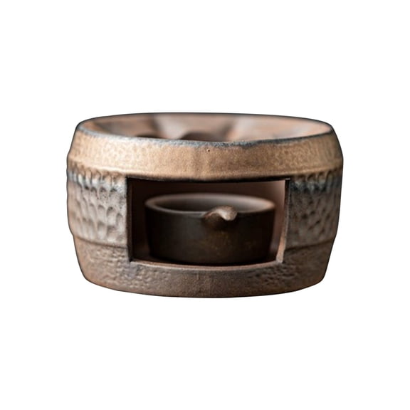 A Ceramic Tea Roasting Stove For Candle Heating Aroma Enhancement In Tea Ceremony No Candle Included