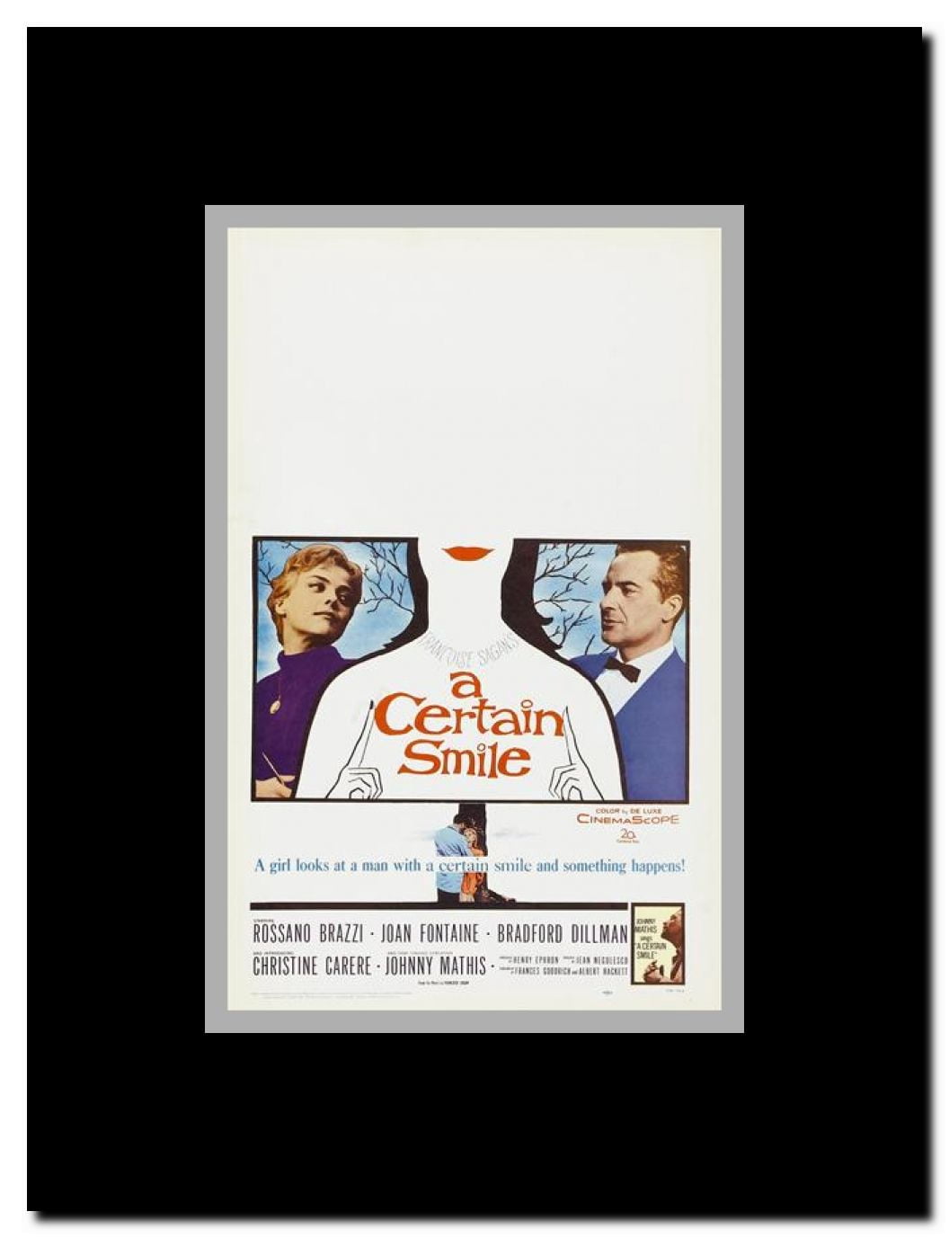 A Certain Smile Framed Movie Poster
