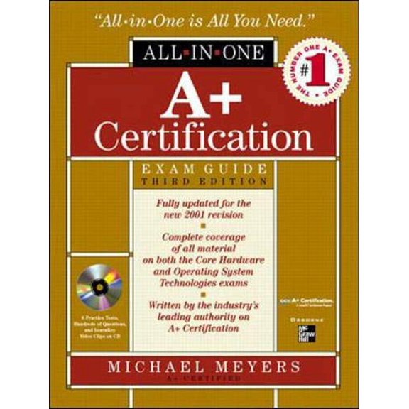 Pre-Owned A+ Certification Exam Guide (All-In-One) (Hardcover) 0072126795 9780072126792