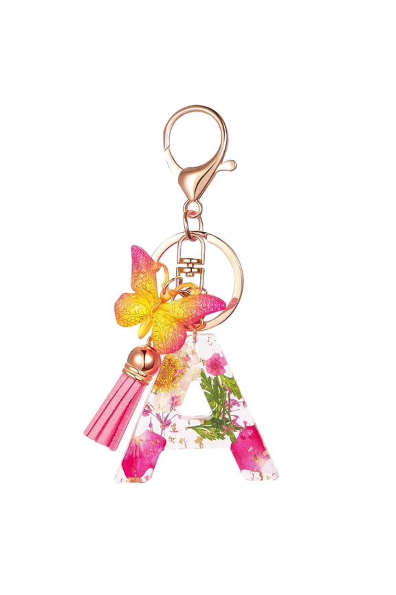 A Custom Letter Keychain For Keys And Bags Made From High-Quality Plastic With Cute Design For Personal Accessories