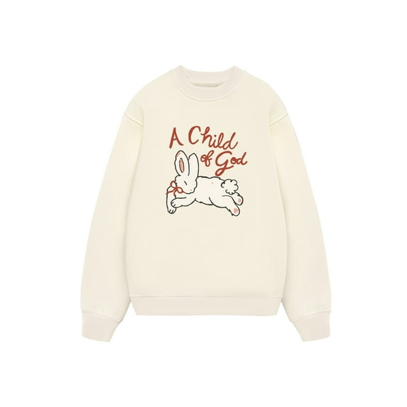 A Child & God Sweatshirt, Girly Mood Unisex Adult, Soft Cotton, Casual Everyday Wear