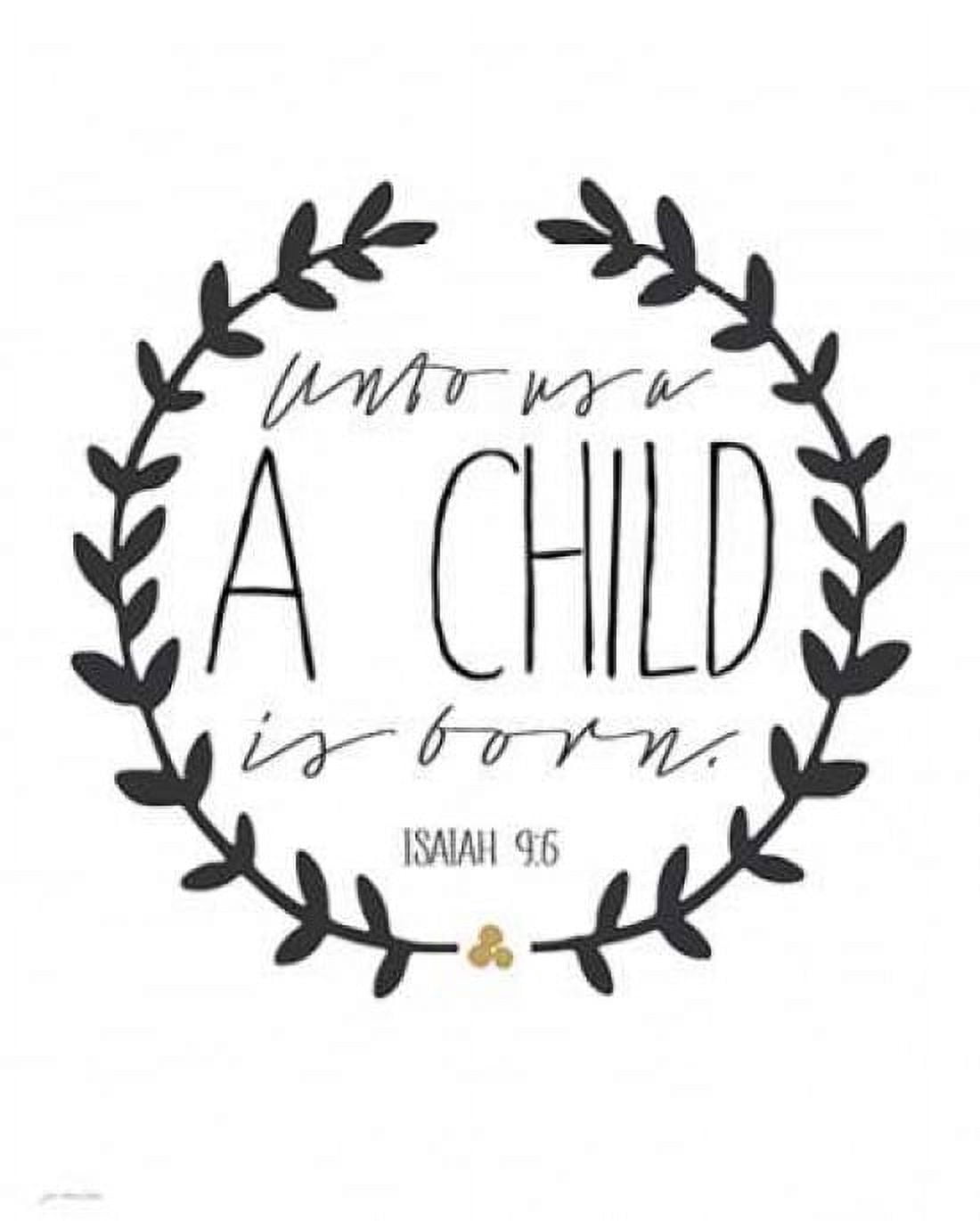 A Child Is Born Canvas Art - Jo Moulton (24 x 30)