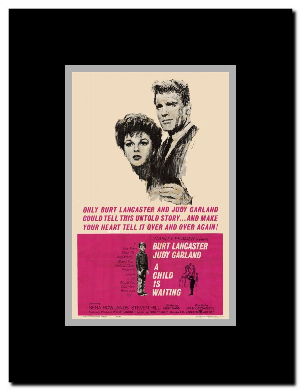 A Child Is Waiting Framed Movie Poster