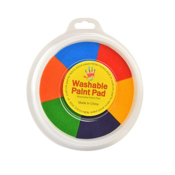 A Child Safe Finger Paint Set With 6 Colors Washable Art Supplies Non-Toxic Creative Drawing Activity Educational Sensory Toy For Toddlers