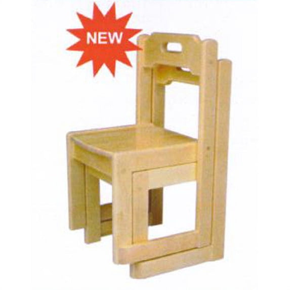 A+ Child Supply Birch Stackable Kids Chair