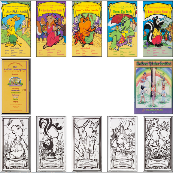 A+ Childrens Books and Music Grades Pre-K-2 Interactive Learning System Perfect Bind Paperback.