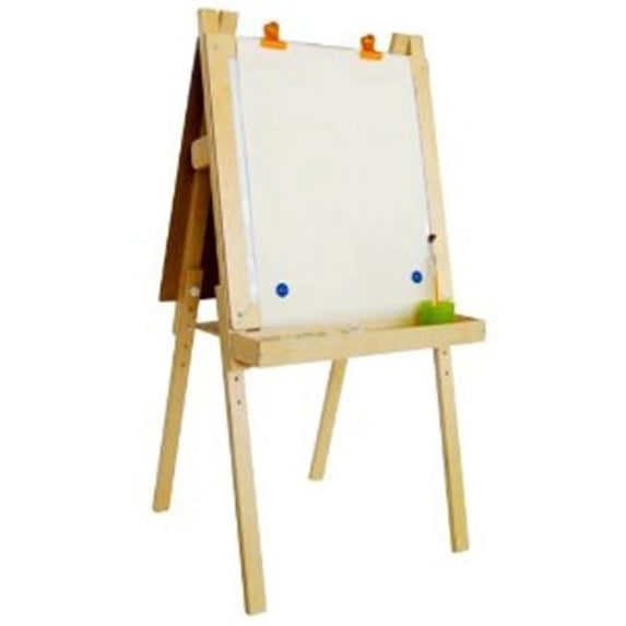 A+ ChildSupply Economy Magnetic Easel with Black and White Board
