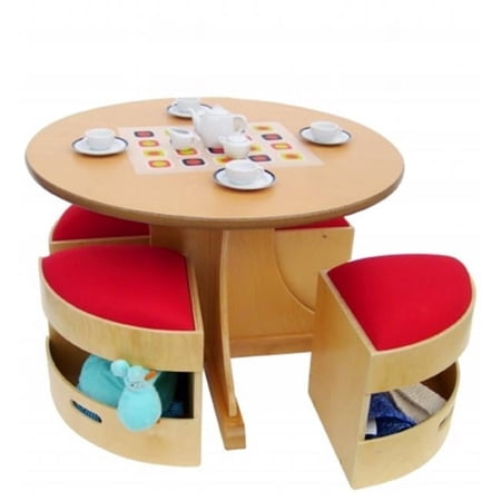 A+ Childsupply M9001 Circular Table with 4 Stools