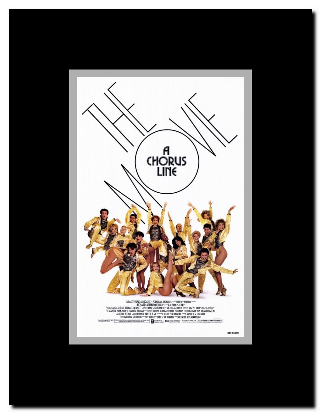 A Chorus Line Framed Movie Poster