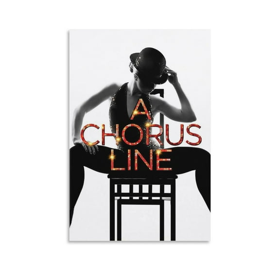 A Chorus Line Musical Poster (1) Art Poster Canvas Painting Decor Wall Print Photo Gifts Home Modern Decorative Posters 12x18inch(30x45cm)