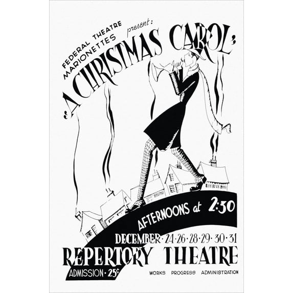Art.com A Christmas Carol Art Print, 16" x 24"