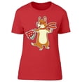 thumbnail image 1 of A Christmas Corgi T-Shirt Women -Image by Shutterstock, Female XX-Large, 1 of 2
