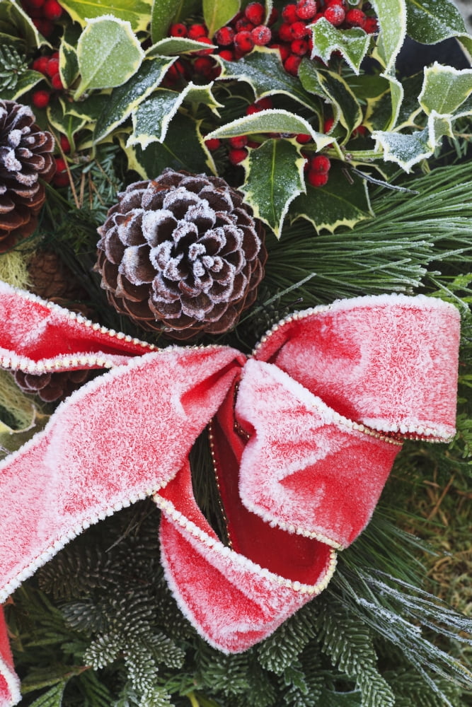 A Christmas Decoration Canvas Art - Craig Tuttle Design Pics (24 x 38)