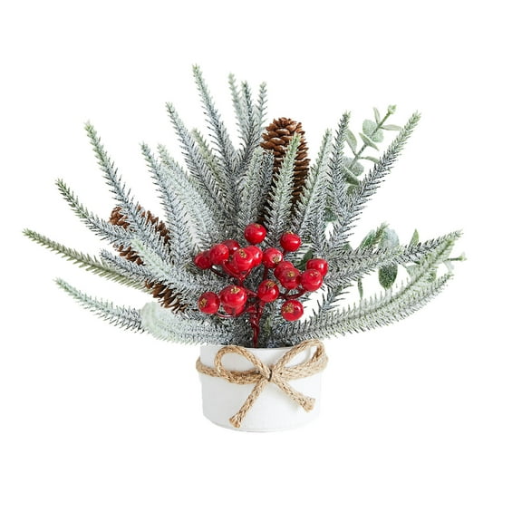 A Christmas Decorations Desktop Mini Tree Living Room Bedroom Ambience Holiday Decor For Tabletop A