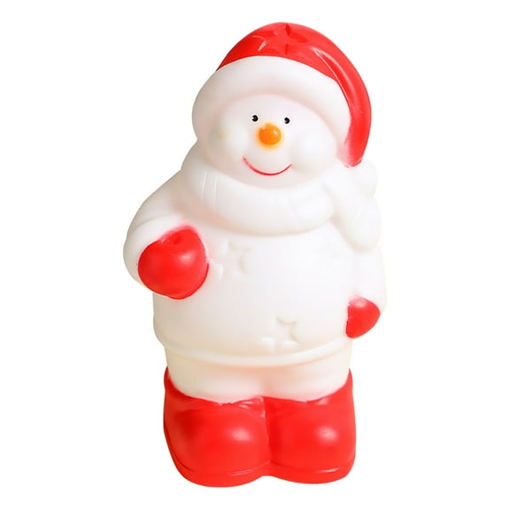 A Christmas Night Light With Santa Figure, 6X6Cm Soft Glow Led Desk Lamp, Cute Holiday Decor For Kids Room