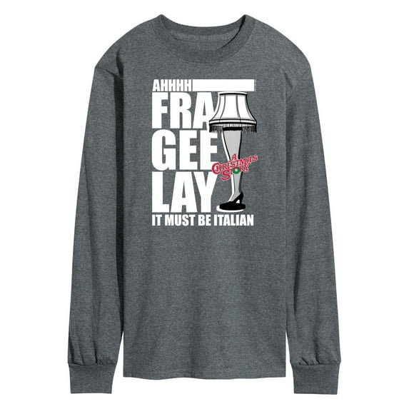 A Christmas Story - Ahhh Fra Gee Lay Must Be Italian - Men's Long Sleeve T-Shirt