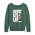 thumbnail image 1 of A Christmas Story - Ahhh Fra Gee Lay Must Be Italian - Women's Lightweight French Terry Long Sleeve Shirt, 1 of 5