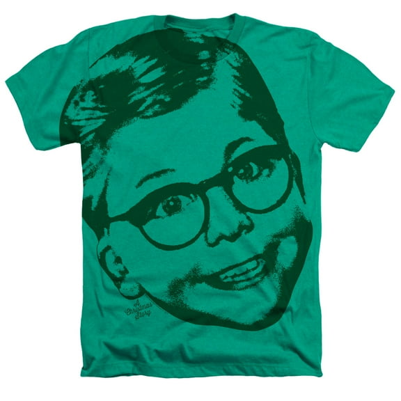 A Christmas Story - Big Head Ralphie - Heather Short Sleeve Shirt - X-Large