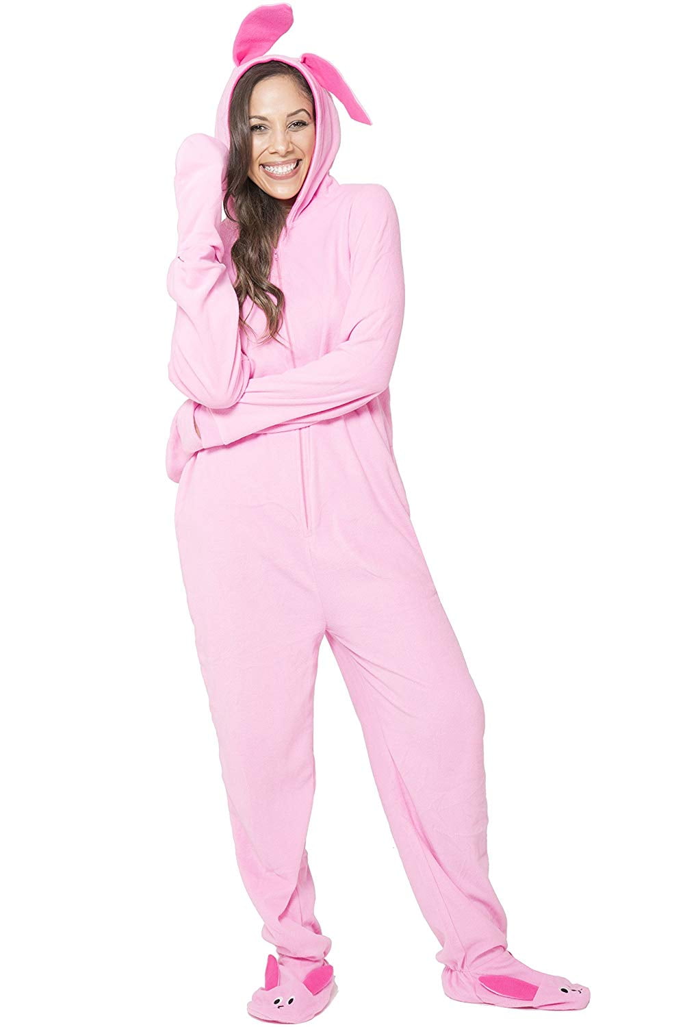 A Christmas Story Family Pajamas Ralphie Pink Bunny Matching Onesie