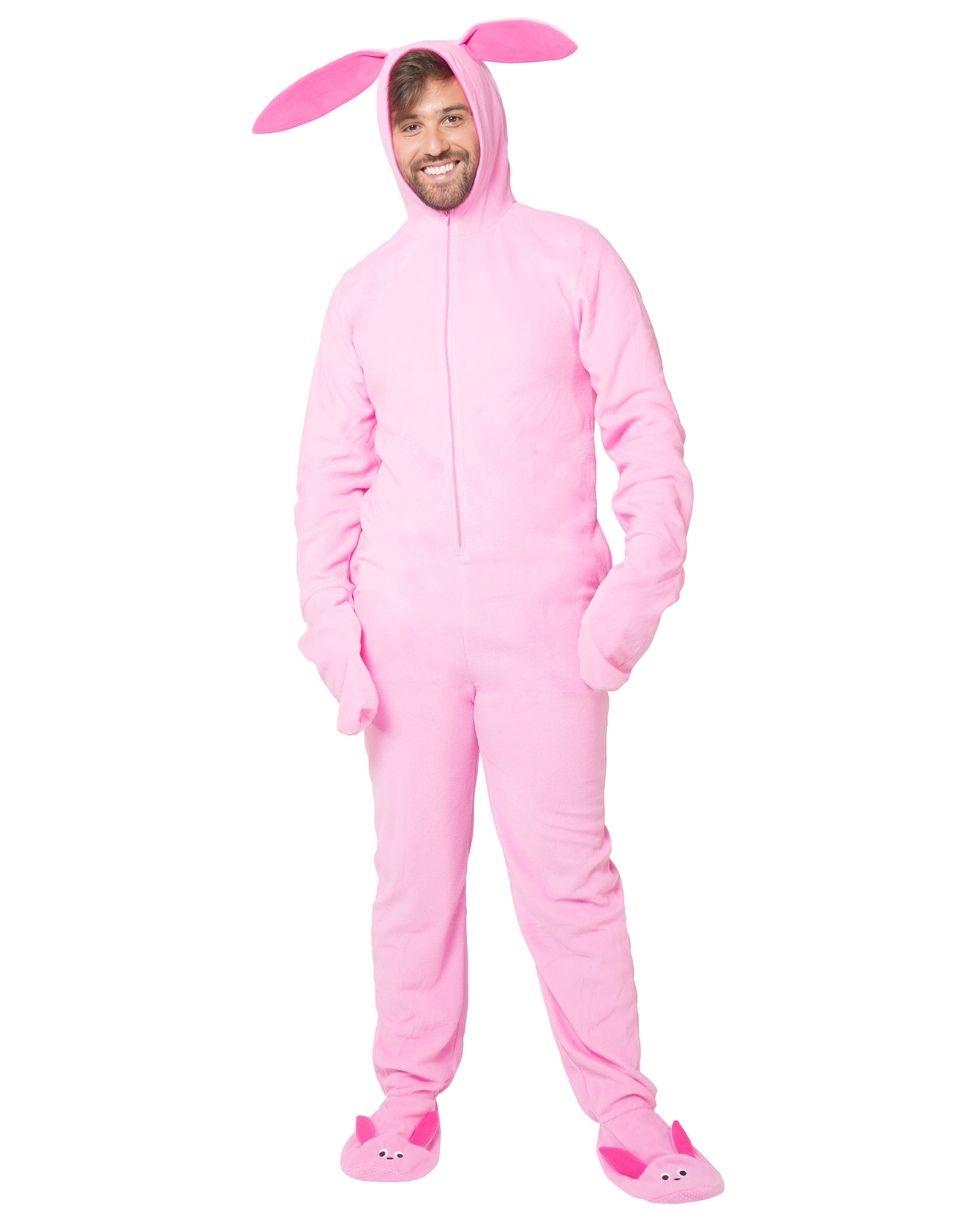 A Christmas Story Family Pajamas Ralphie Pink Bunny Matching Onesie