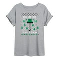 thumbnail image 1 of A Christmas Story - Frageelay Leg Lamp Ugly Sweater - Women's Oversized T-Shirt, 1 of 5