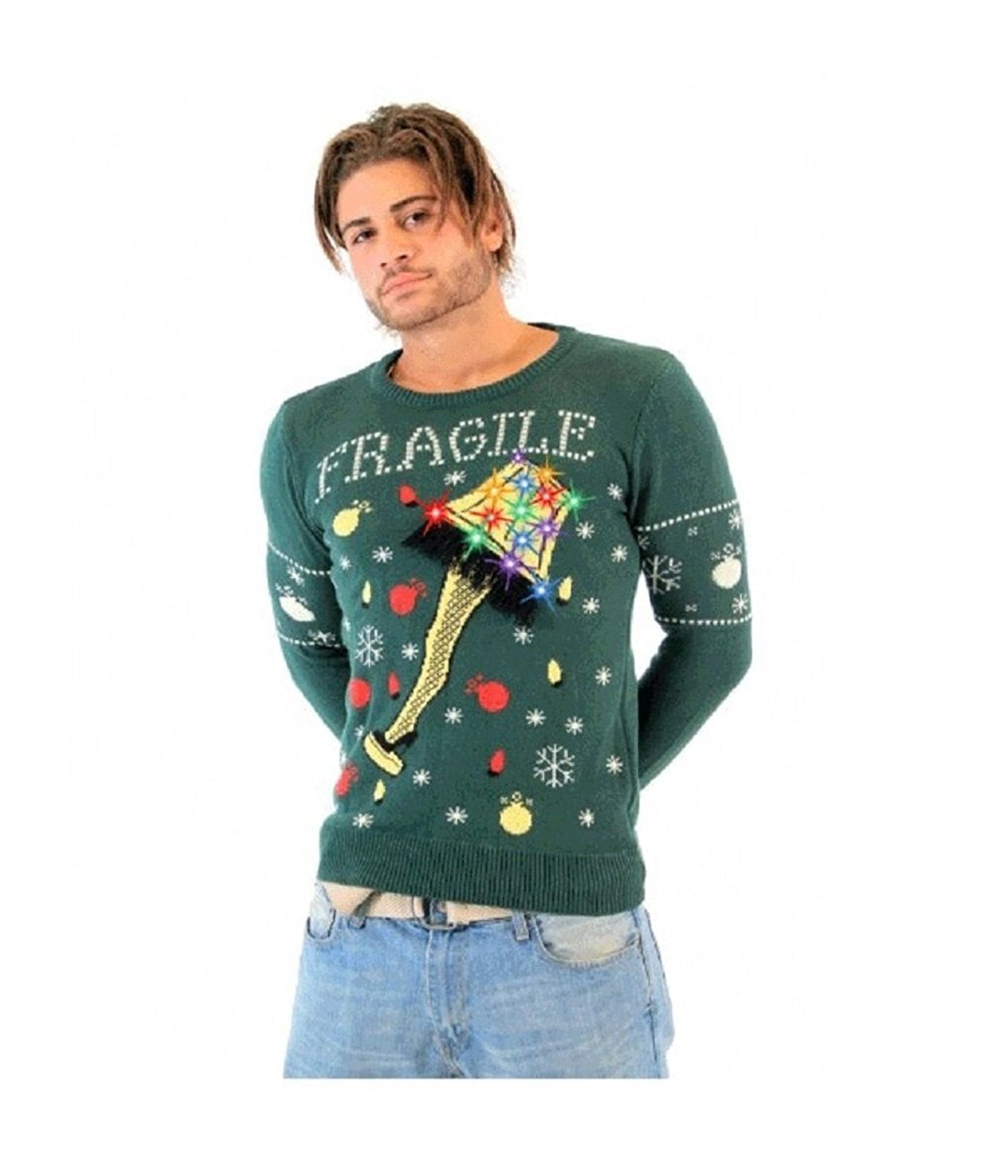 Christmas story lamp ugly sweater top