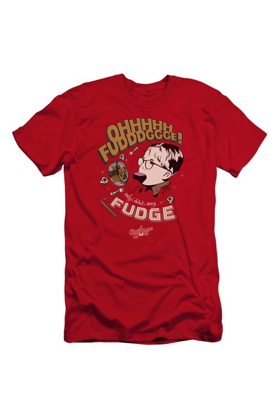 A Christmas Story - Fudge - Premium Slim Fit Short Sleeve Shirt - Medium