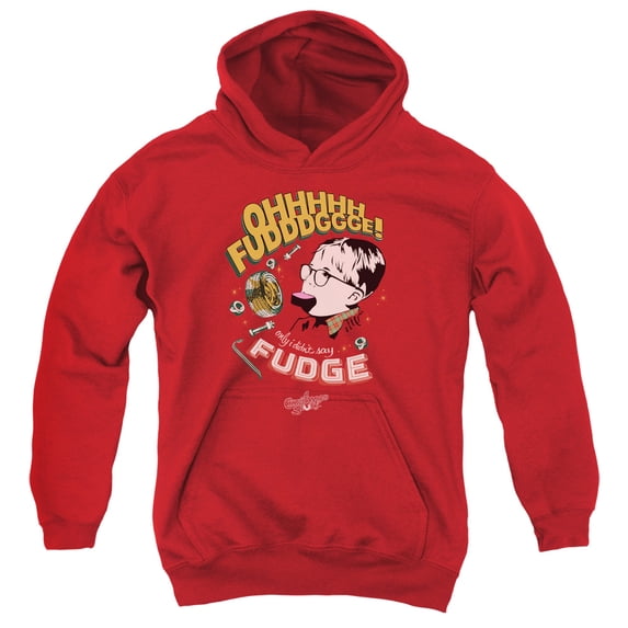 A Christmas Story - Fudge - Youth Hooded Sweatshirt - Small