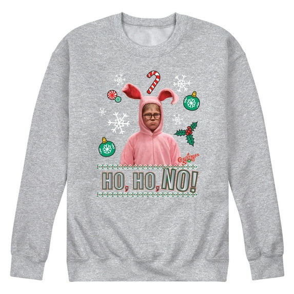 A Christmas Story - Ho Ho No Pink Bunny Suit - Men's Crew Neck Fleece Pullover