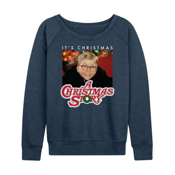 A Christmas Story - It's Christmas Ralph - Women's Lightweight French Terry Long Sleeve Shirt