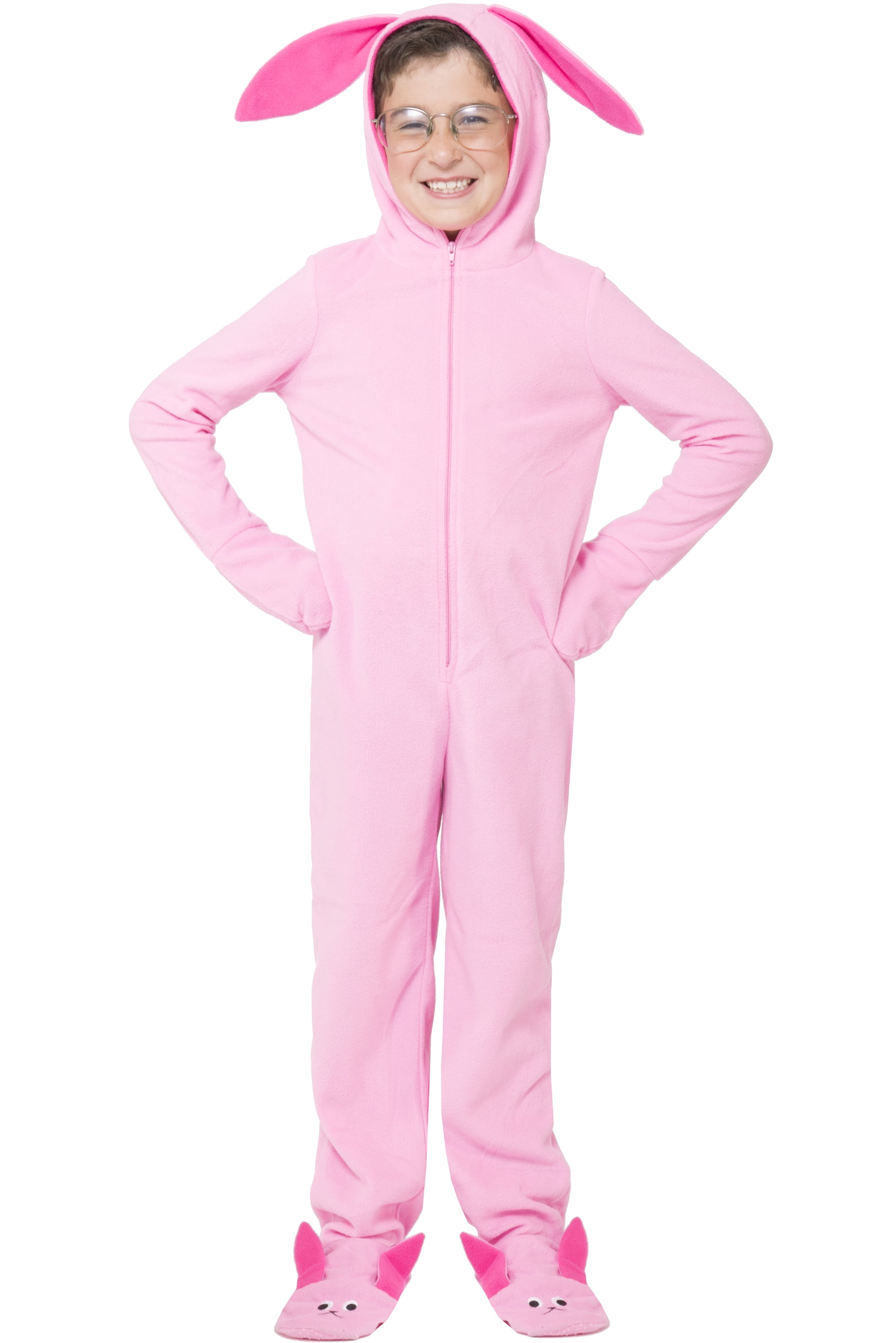 A Christmas Story Kid's One Piece Bunny Sleep Pajama Union Suit Footed Sleepwear Loungewear