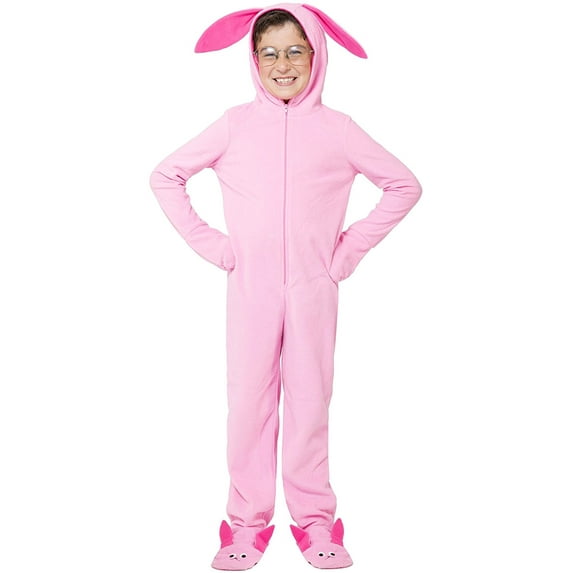 A Christmas Story Kid's One Piece Bunny Sleep Pajama Union Suit Footed Sleepwear Loungewear