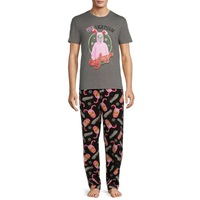 A Christmas Story Men s Pajama Set 2 Piece Walmart