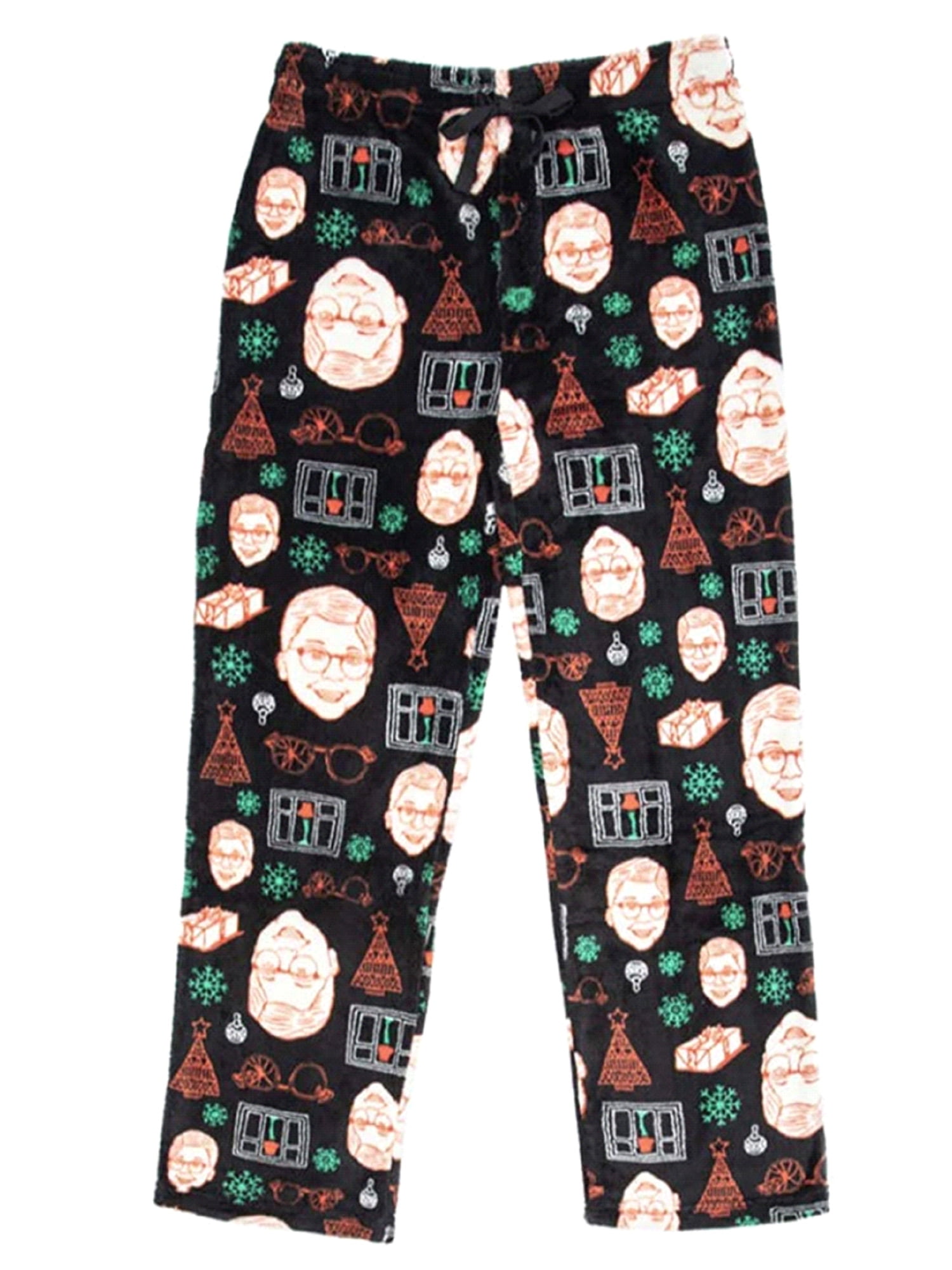 A Christmas Story Mens Ralphie Leg Lamp Fleece Sleep Pants Pajama