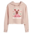 thumbnail image 1 of A Christmas Story - Merry Christmas - Juniors Cropped Pullover Hoodie, 1 of 5