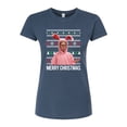 thumbnail image 1 of A Christmas Story - Merry Christmas - Juniors Fitted Graphic T-Shirt, 1 of 5