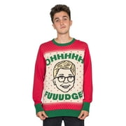 RIPPLE JUNCTION A Christmas Story by A Christmas Story Ralphie Graphic Print Casual Sweater, Men's, 1-Pack