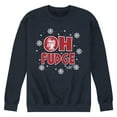 thumbnail image 1 of A Christmas Story - Oh Fudge Snowflakes - Men's Crew Neck Fleece Pullover, 1 of 5