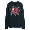 thumbnail image 1 of A Christmas Story - Oh Fudge Snowflakes - Men's Long Sleeve T-Shirt, 1 of 5